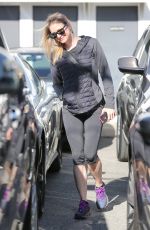 RENEE ZELLWEGER in Leggings Out in West Hollywood 01/17/2017