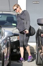 RENEE ZELLWEGER in Leggings Out in West Hollywood 01/17/2017