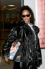RIHANNA at JFK Airport in New York 01/02/2017
