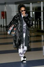 RIHANNA at JFK Airport in New York 01/02/2017