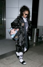 RIHANNA at JFK Airport in New York 01/02/2017