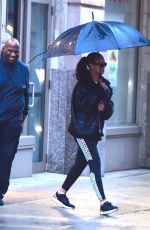 RIHANNA Heading to a Gym in New York 01/23/2017