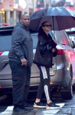 RIHANNA Heading to a Gym in New York 01/23/2017
