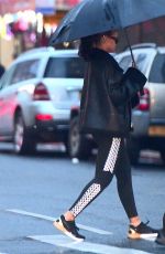 RIHANNA Heading to a Gym in New York 01/23/2017