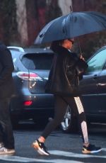 RIHANNA Heading to a Gym in New York 01/23/2017