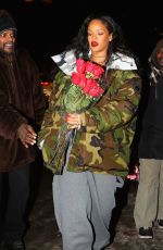 RIHANNA Out for Dinner in New York 01/09/2017