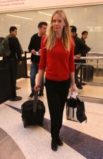 RIKI LINDHORNE at LAX Airport in Los Angeles 12/29/2016