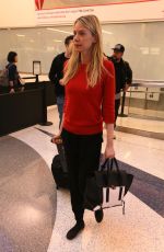 RIKI LINDHORNE at LAX Airport in Los Angeles 12/29/2016