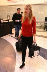 RIKI LINDHORNE at LAX Airport in Los Angeles 12/29/2016
