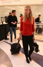 RIKI LINDHORNE at LAX Airport in Los Angeles 12/29/2016