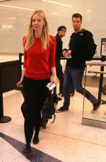 RIKI LINDHORNE at LAX Airport in Los Angeles 12/29/2016