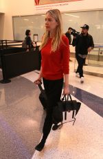 RIKI LINDHORNE at LAX Airport in Los Angeles 12/29/2016