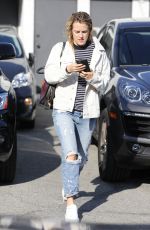 RILEY KEOUGH Leaves a Hair Salon in West Holywood 01/05/2017
