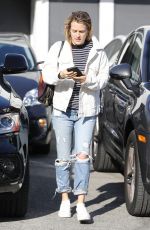 RILEY KEOUGH Leaves a Hair Salon in West Holywood 01/05/2017