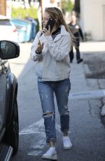 RILEY KEOUGH Leaves a Hair Salon in West Holywood 01/05/2017