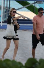 RITA RUSIC on the Beach in Miami 01/21/2017