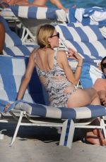 RITA RUSIC on the Beach in Miami 01/21/2017