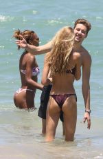 ROMEE STRIJD, JASMINE TOOKES and LAIS RIBEIRO in Biknis at a Beach in Trancoso 01/04/2017