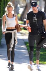 ROMEE STRIJD Out and About in West Hollywood 01/30/2017