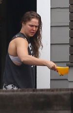 RONDA ROUSEY Outside Her Home in Venice Beach 01/09/2017