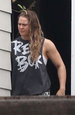 RONDA ROUSEY Outside Her Home in Venice Beach 01/09/2017