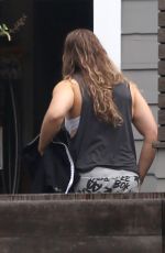 RONDA ROUSEY Outside Her Home in Venice Beach 01/09/2017