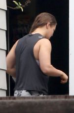 RONDA ROUSEY Outside Her Home in Venice Beach 01/09/2017