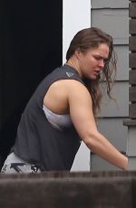 RONDA ROUSEY Outside Her Home in Venice Beach 01/09/2017