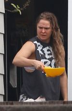 RONDA ROUSEY Outside Her Home in Venice Beach 01/09/2017