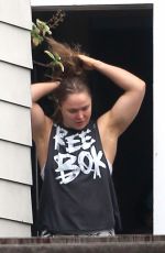 RONDA ROUSEY Outside Her Home in Venice Beach 01/09/2017