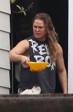 RONDA ROUSEY Outside Her Home in Venice Beach 01/09/2017