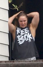 RONDA ROUSEY Outside Her Home in Venice Beach 01/09/2017