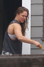 RONDA ROUSEY Outside Her Home in Venice Beach 01/09/2017