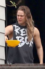 RONDA ROUSEY Outside Her Home in Venice Beach 01/09/2017