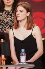 ROSE LESLIE at CBS 2017 Winter TCA Tour Panel in Pasadena 01/10/2017