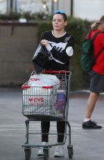 ROSE MCGOWAN Out Shopping in Santa Monica 01/29/2017