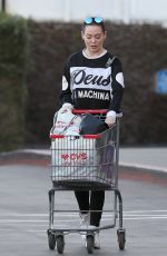 ROSE MCGOWAN Out Shopping in Santa Monica 01/29/2017