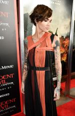 RUBY ROSE at Resident Evil: The Final Chapter Premiere in Los Angeles 01/23/2017