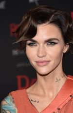 RUBY ROSE at Resident Evil: The Final Chapter Premiere in Los Angeles 01/23/2017