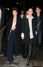 RUMER and TALLULAH WILLIS at YSL Beauty Club Party in Los Angeles 01/10/2017