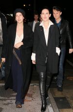 RUMER and TALLULAH WILLIS at YSL Beauty Club Party in Los Angeles 01/10/2017
