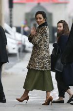 RUTH NEGGA Arrives at Jimmy Kimmel Live! in Hollywood 01/09/2017