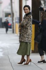 RUTH NEGGA Arrives at Jimmy Kimmel Live! in Hollywood 01/09/2017