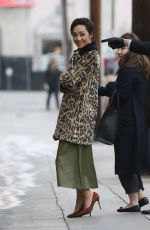 RUTH NEGGA Arrives at Jimmy Kimmel Live! in Hollywood 01/09/2017