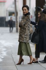 RUTH NEGGA Arrives at Jimmy Kimmel Live! in Hollywood 01/09/2017