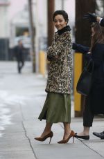 RUTH NEGGA Arrives at Jimmy Kimmel Live! in Hollywood 01/09/2017