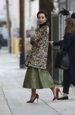 RUTH NEGGA Arrives at Jimmy Kimmel Live! in Hollywood 01/09/2017