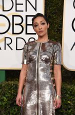 RUTH NEGGA at 74th Annual Golden Globe Awards in Beverly Hills 01/08/2017