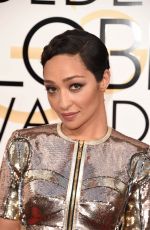 RUTH NEGGA at 74th Annual Golden Globe Awards in Beverly Hills 01/08/2017