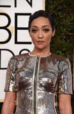 RUTH NEGGA at 74th Annual Golden Globe Awards in Beverly Hills 01/08/2017